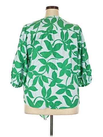 Rose + Olive 3/4 Sleeve Blouse (view 2)