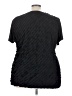 Essentials Black Short Sleeve Blouse Size 3X - photo 2