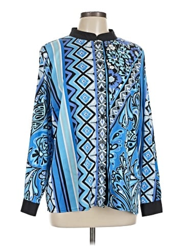 Bob Mackie Long Sleeve Blouse (view 1)