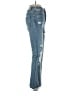 Express Hearts Blue Jeans Size 0R - photo 4