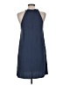 Abbeline Solid Blue Casual Dress Size M - photo 2