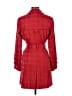 Etcetera Red Trenchcoat Size 6 - photo 2