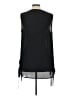 Ann Taylor 100% Polyester Black Sleeveless Blouse Size L - photo 2