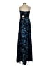 BCBGMAXAZRIA 100% Polyester Blue Cocktail Dress Size 2 - photo 1