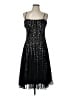 Frank Lyman Design 100% Polyester Stars Black Cocktail Dress Size 12 - photo 1