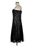 Frank Lyman Design 100% Polyester Stars Black Cocktail Dress Size 12 - photo 5