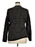 Dana Buchman 100% Cotton Animal Print Black Pullover Sweater Size XL - photo 2