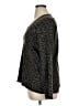 Dana Buchman 100% Cotton Animal Print Black Pullover Sweater Size XL - photo 5