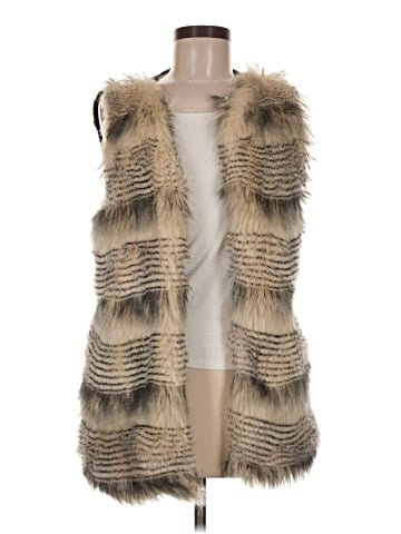 C. Luce Faux Fur Vest (view 1)