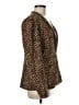 Dana Buchman Animal Print Gold Blazer Size 8 - photo 4