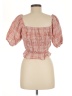 Sim & Sam 100% Cotton Red Short Sleeve Blouse Size M - photo 2