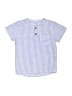 Unbranded Stripes Blue Short Sleeve Button-Down Shirt Size 2T - 3T - photo 1