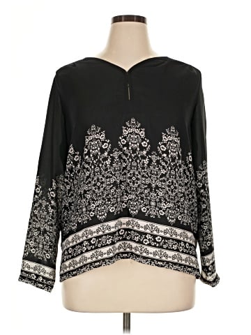 Jessica London Long Sleeve Blouse (view 1)