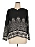 Jessica London 100% Polyester Black Long Sleeve Blouse Size 14 - photo 1
