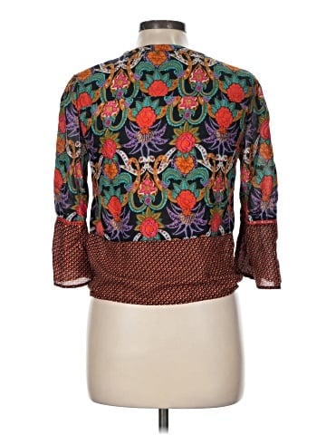 Maeve by Anthropologie 3/4 Sleeve Blouse (view 2)