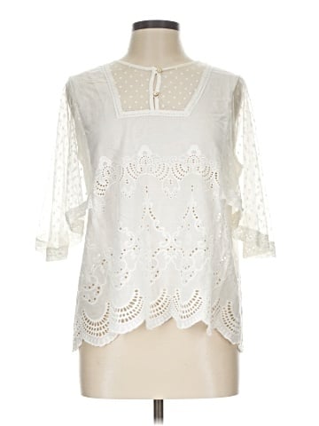 Democracy 3/4 Sleeve Blouse (view 1)