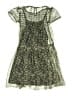 Zara 100% Polyester Animal Print Green Brown Dress Size 10 - photo 1