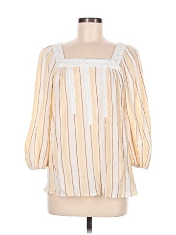 LC Lauren Conrad 3/4 Sleeve Blouse (view 1)
