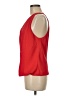 Amanda Uprichard 100% Polyester Red Sleeveless Blouse Size M - photo 5
