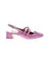 Coach 100% Leather Color Block Purple Heels Size 10 - photo 1