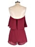 Buddy Love Solid Burgundy Romper Size S - photo 2