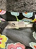 Natori Floral Black 3/4 Sleeve Blouse Size M - photo 7