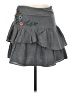 Zara Basic Solid Gray Casual Skirt Size M - photo 1