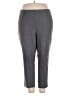 Basic Editions Solid Gray Active Pants Size 3X - photo 1