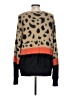 Adora Animal Print Brown Pullover Sweater Size L - photo 2