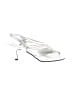 Caparros 100% Leather Silver Sandals Size 7 1/2 - photo 1