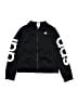 Adidas 100% Polyester Black Track Jacket Size 16 - photo 1
