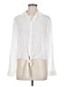 BeachLunchLounge 100% Viscose Ivory Long Sleeve Blouse Size M - photo 1