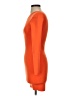 Express Solid Orange Cocktail Dress Size XS - photo 5