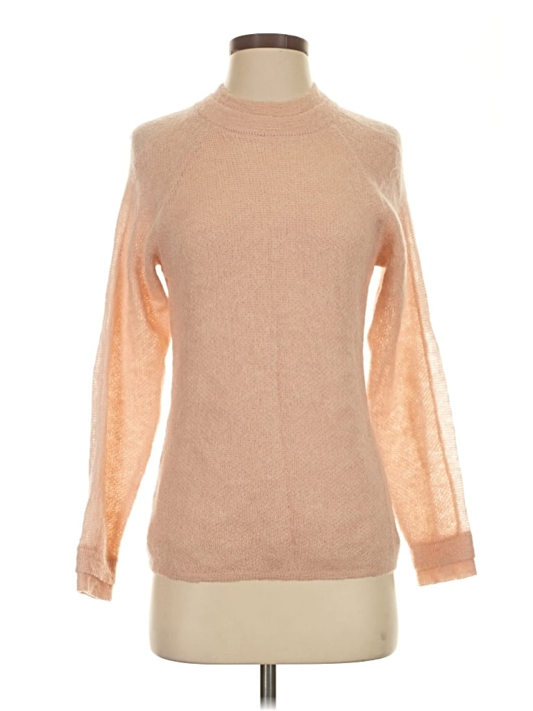 Pre-owned Marie Oliver Turtleneck Sweater In Tan