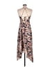 AaKaa Paisley Tan Casual Dress Size M - photo 2