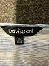 Davi & Dani 100% Rayon Blue 3/4 Sleeve Blouse Size XL - photo 7