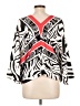 Nine West Ivory 3/4 Sleeve Blouse Size L - photo 2