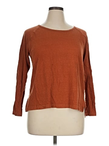 Madewell Modern Linen Raglan Tee (view 1)