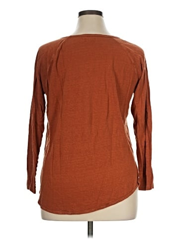 Madewell Modern Linen Raglan Tee (view 2)