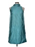Talbots 100% Silk Teal Cocktail Dress Size 6 Petite - photo 1