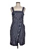 JOA Stripes Blue Casual Dress Size M - photo 1
