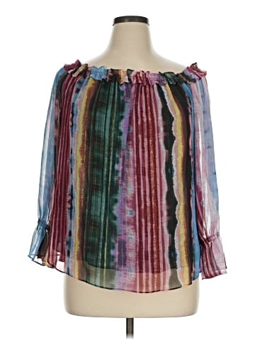 INC International Concepts 3/4 Sleeve Blouse (view 1)