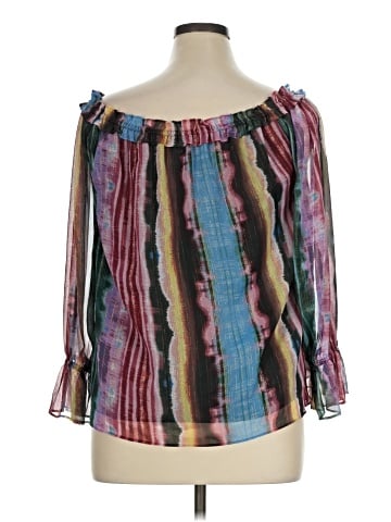 INC International Concepts 3/4 Sleeve Blouse (view 2)