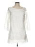 Ark & Co. 100% Polyester White Casual Dress Size L - photo 1