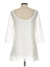 Ark & Co. 100% Polyester White Casual Dress Size L - photo 2