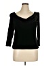 Patra Black 3/4 Sleeve Top Size XL - photo 1