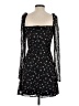 Missguided 100% Polyester Hearts Black Cocktail Dress Size 4 - photo 2