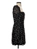 Missguided 100% Polyester Hearts Black Cocktail Dress Size 4 - photo 4