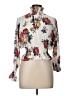 Shinestar Floral Ivory 3/4 Sleeve Blouse Size L - photo 1