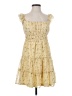 No Comment Paisley Yellow Cocktail Dress Size S - photo 1